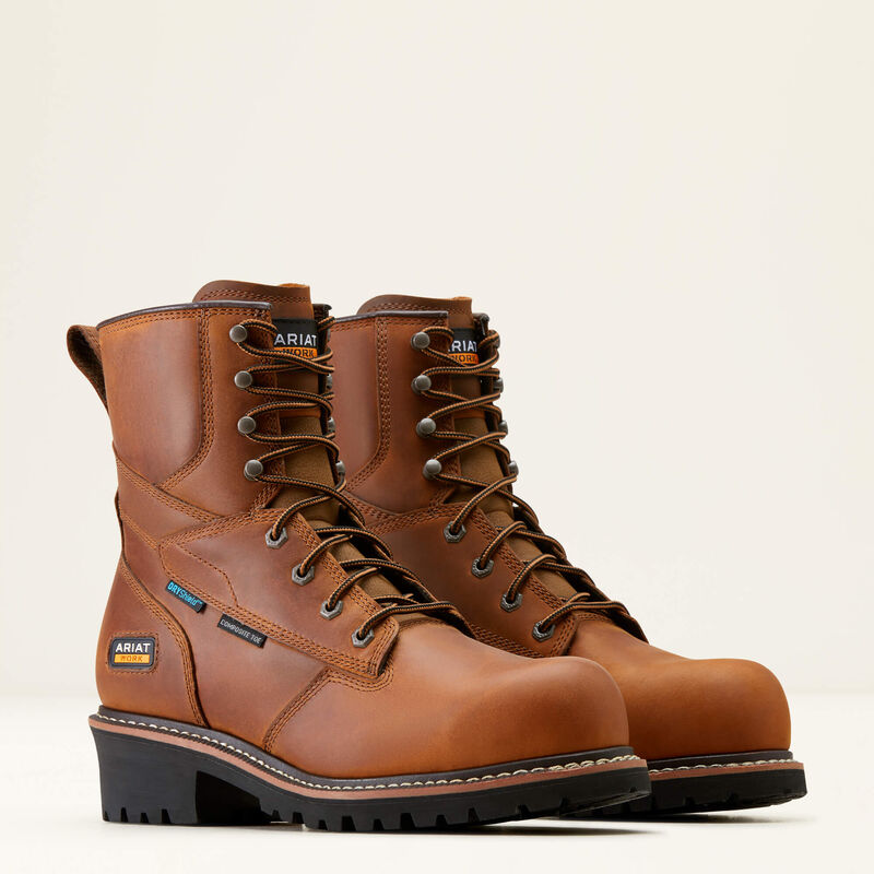 Ariat Logger Shock Shield Waterproof Composite Toe Work Boot 10050840