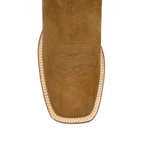 Wild West Boots - Men’s Nobuk Chedron Square Toe Short Boot -  282bm6350