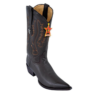 Brown-pointed-Toe-deer-cowboy-boot-los-a