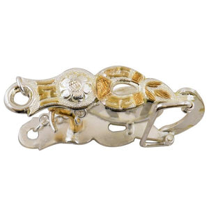 BRAKE BUCKLE WITH GOLD PLATE WD013 - RR Western Wear, BRAKE BUCKLE WITH GOLD PLATE WD013