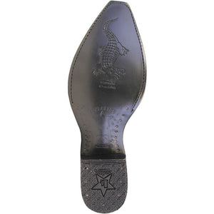 Los Altos Men's Caiman Belly Snip Toe Cowboy Boots