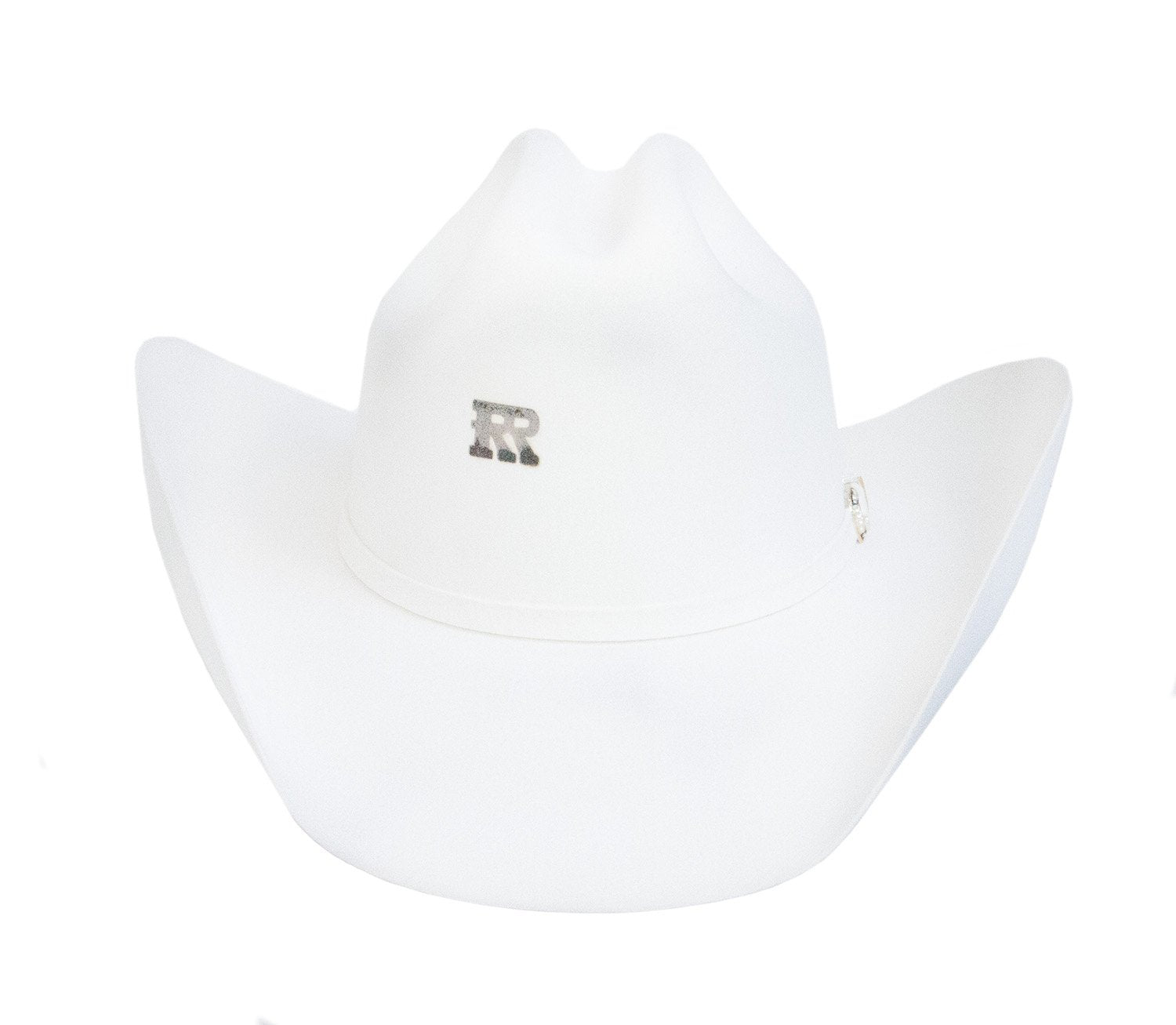 RRango Hats 10X Maximo White Felt Western Hat - "RR" Classic Rodeo Style