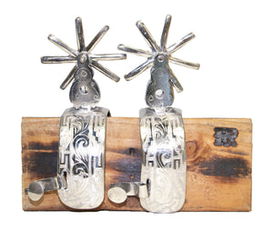 Mens Stainless Steel Riding Spurs