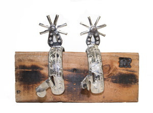 Mens Stainless Steel Riding Spurs