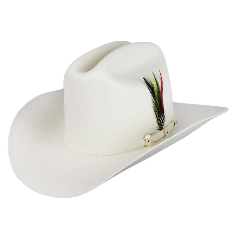 Tombstone 5,000x Johnson Master Telar Tall Crown White Band Western Hat