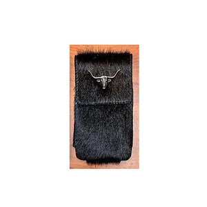 Funda para celular de pelo de novillo 03