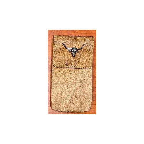 Funda para celular de pelo de novillo 04