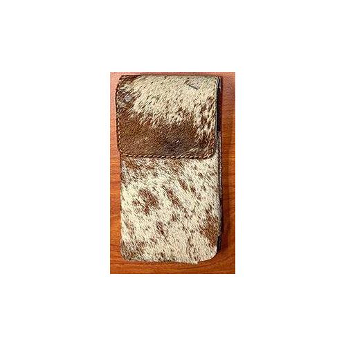 Funda para celular de pelo de novillo 05