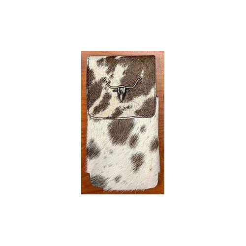 Funda para celular de pelo de novillo